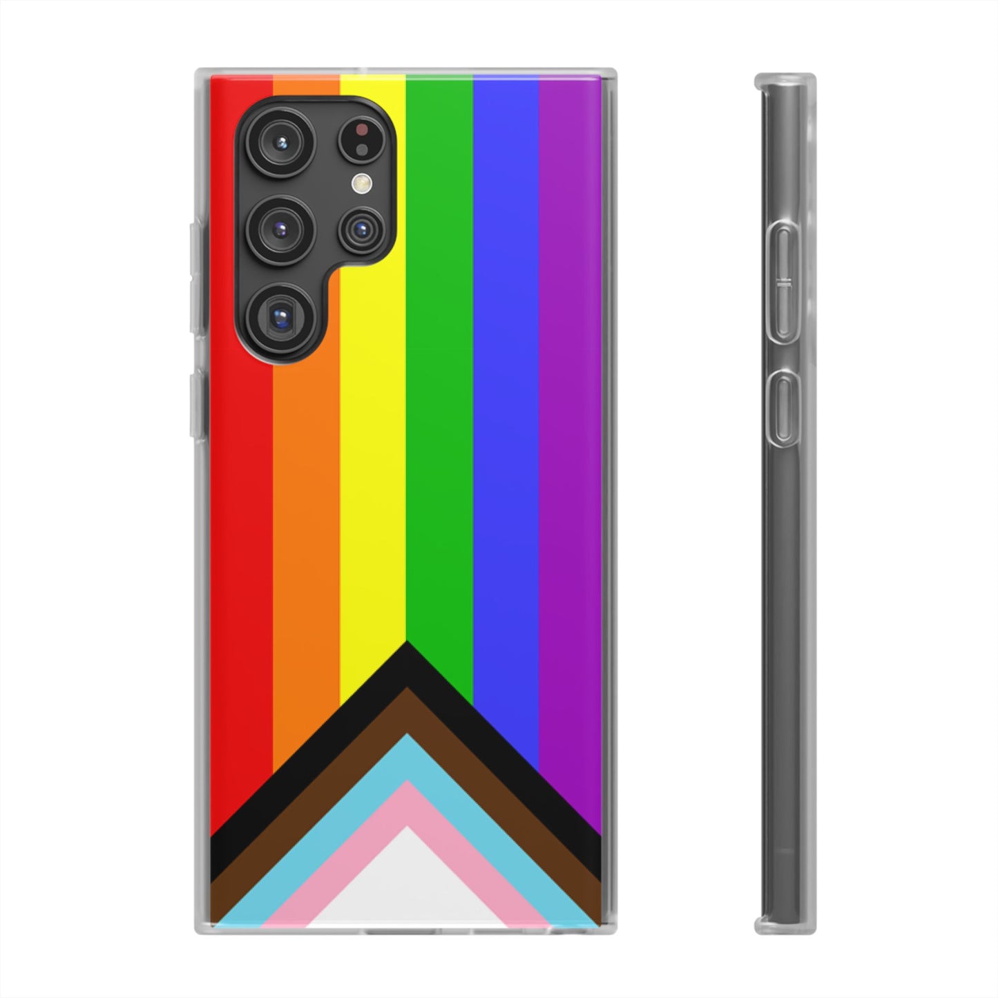 Progress Pride Flag Samsung Flexi Case - Multiple Generations