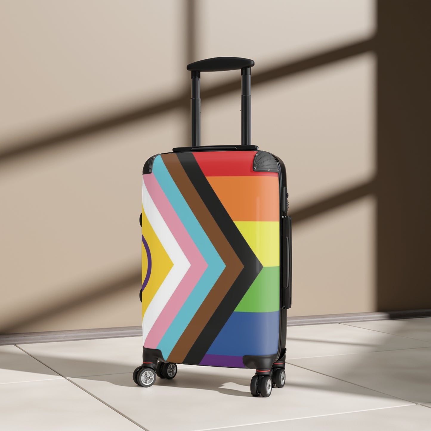 Inclusive Progress Pride Flag Roller Bag - Multiple Sizes