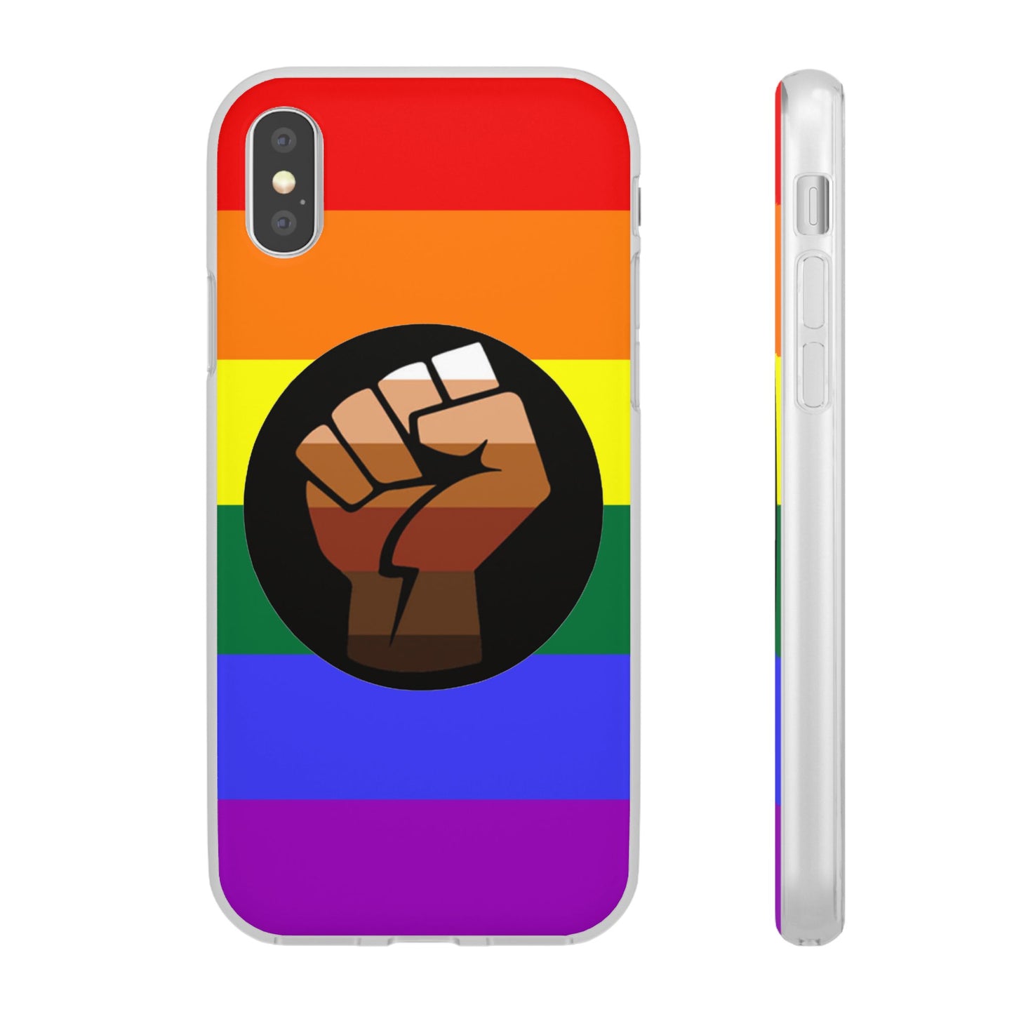 QPOC Pride Flag iPhone Flexi Case - Multiple Generations