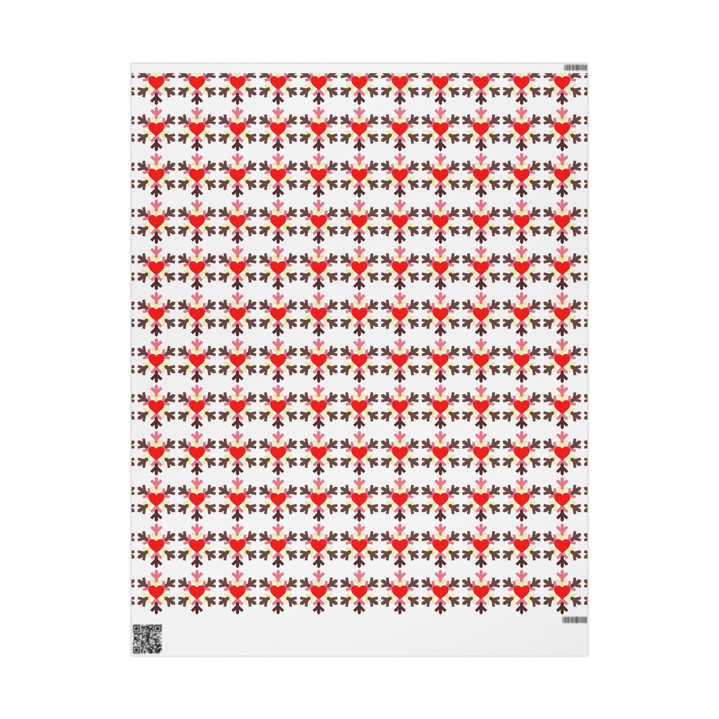 Fat Fetish Pride Flag Snowflake Wrapping Paper - Multiple Sizes/Finishes