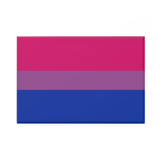 Bisexual Pride Flag Rectangle Magnet