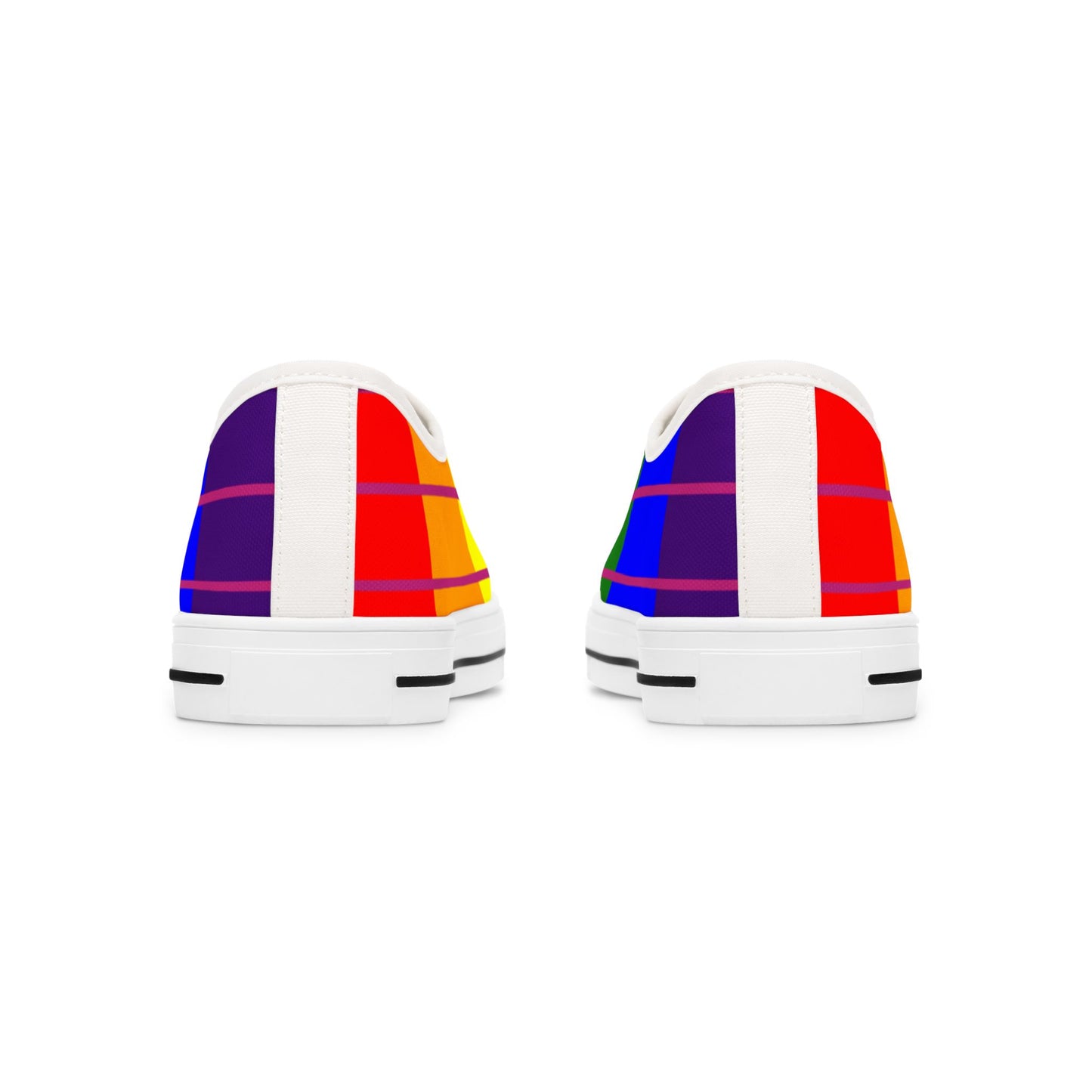 Pride Rainbow Flag Women's Low Top Sneakers
