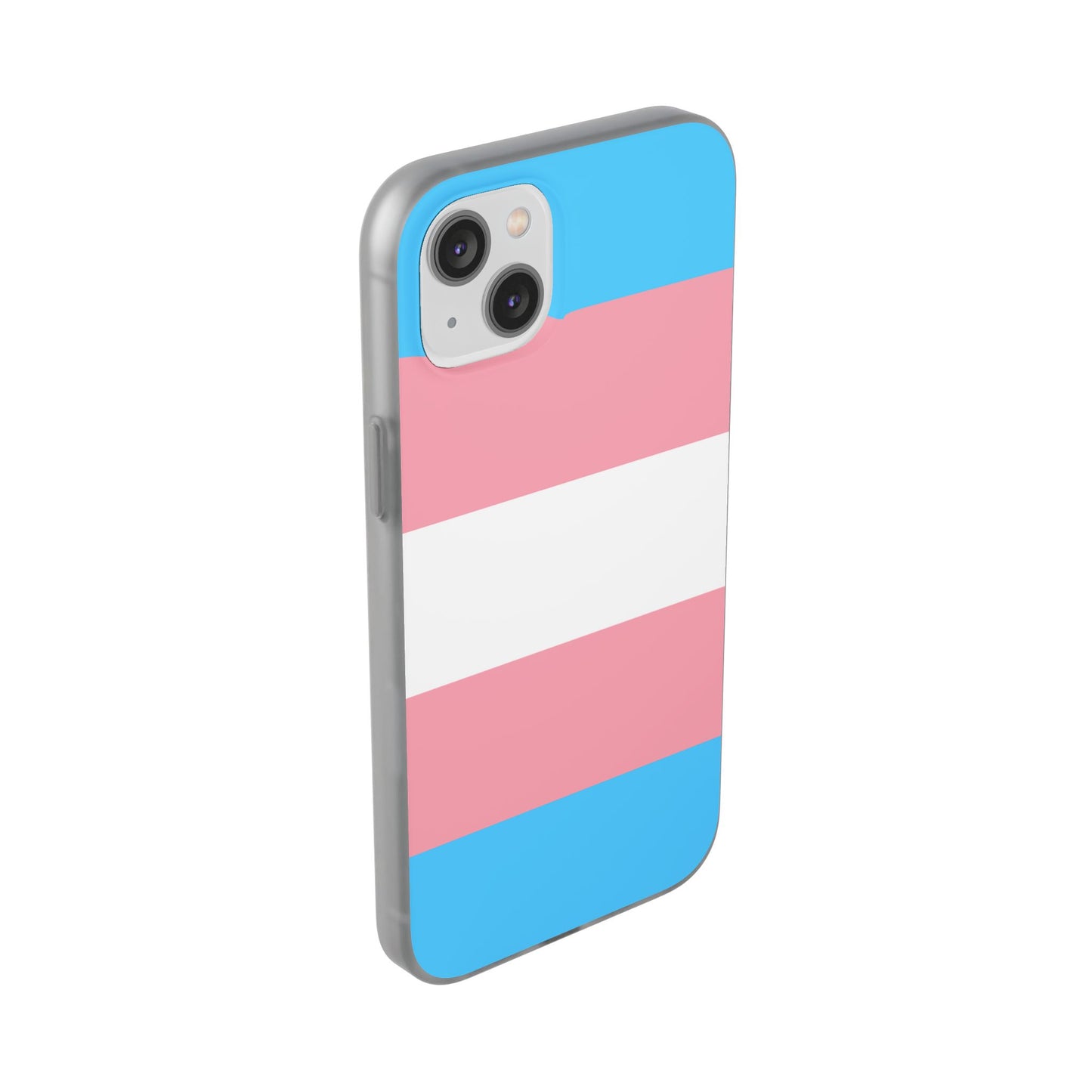 Transgender Pride Flag iPhone Flexi Case - Multiple Generations
