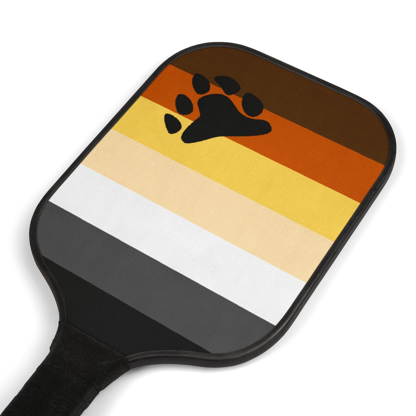 Bear Pride Flag Pickleball Paddle Set