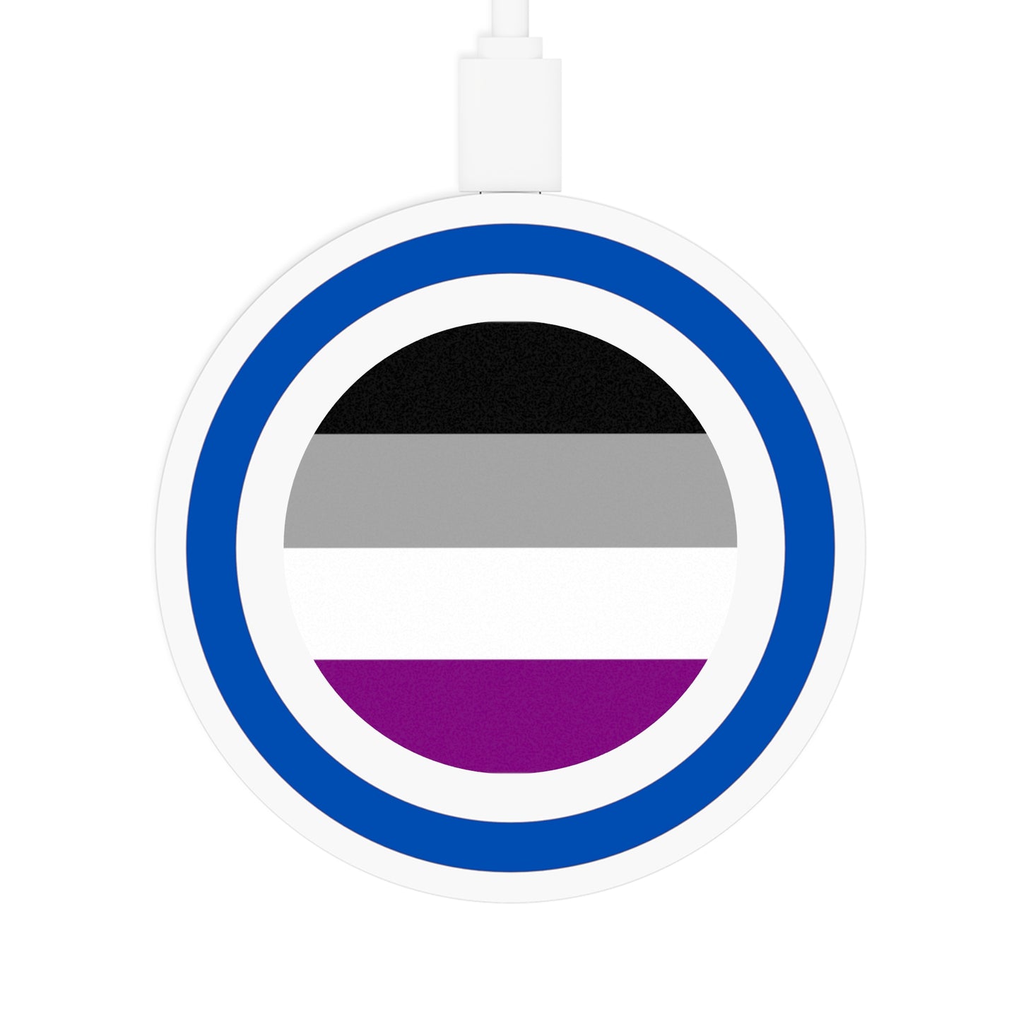 Asexual Pride Flag Wireless Charger