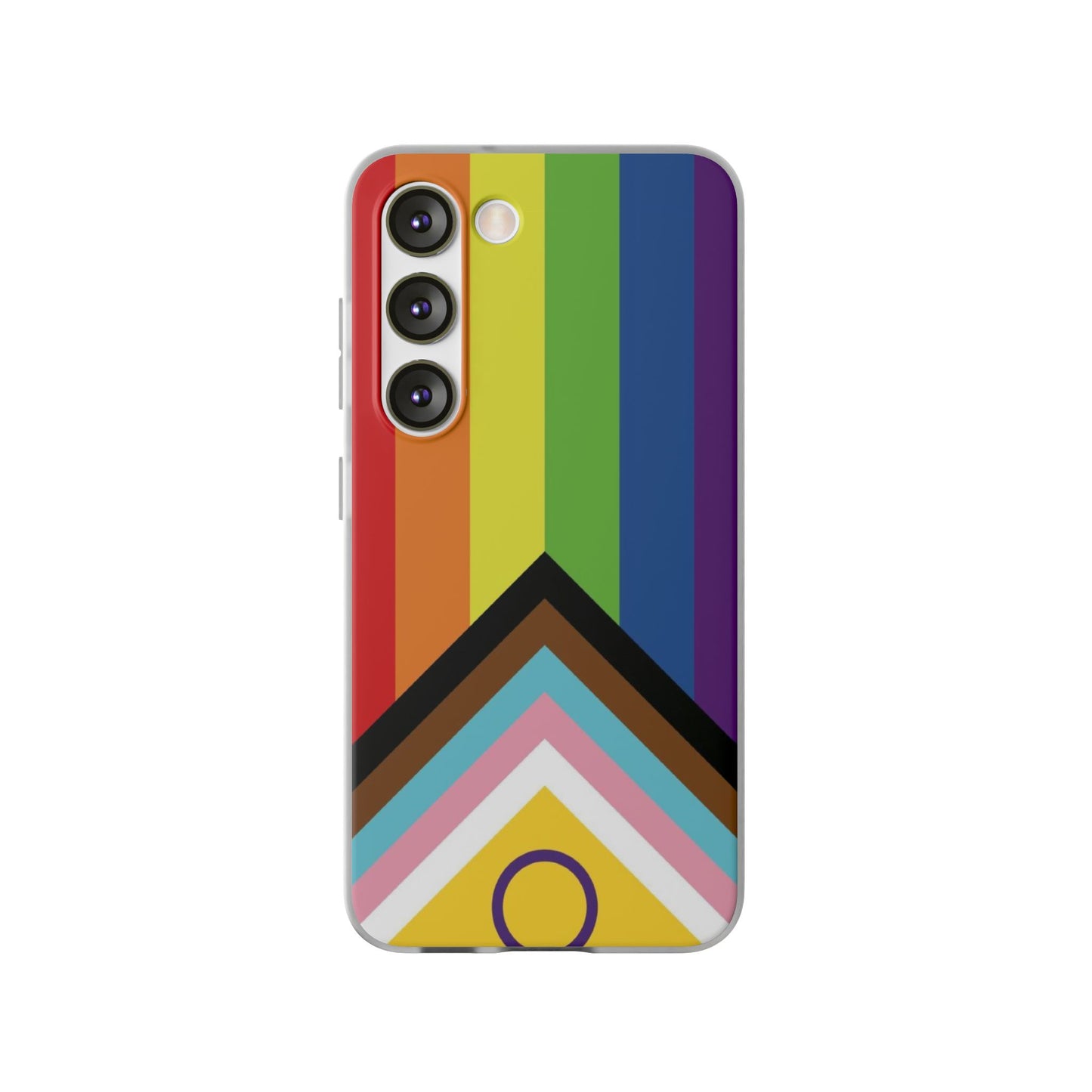 Inclusive Progress Pride Flag Samsung Flexi Case - Multiple Generations