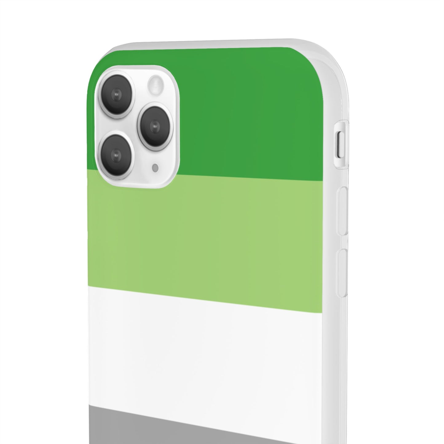 Aromantic Pride Flag iPhone Flexi Case - Multiple Generations