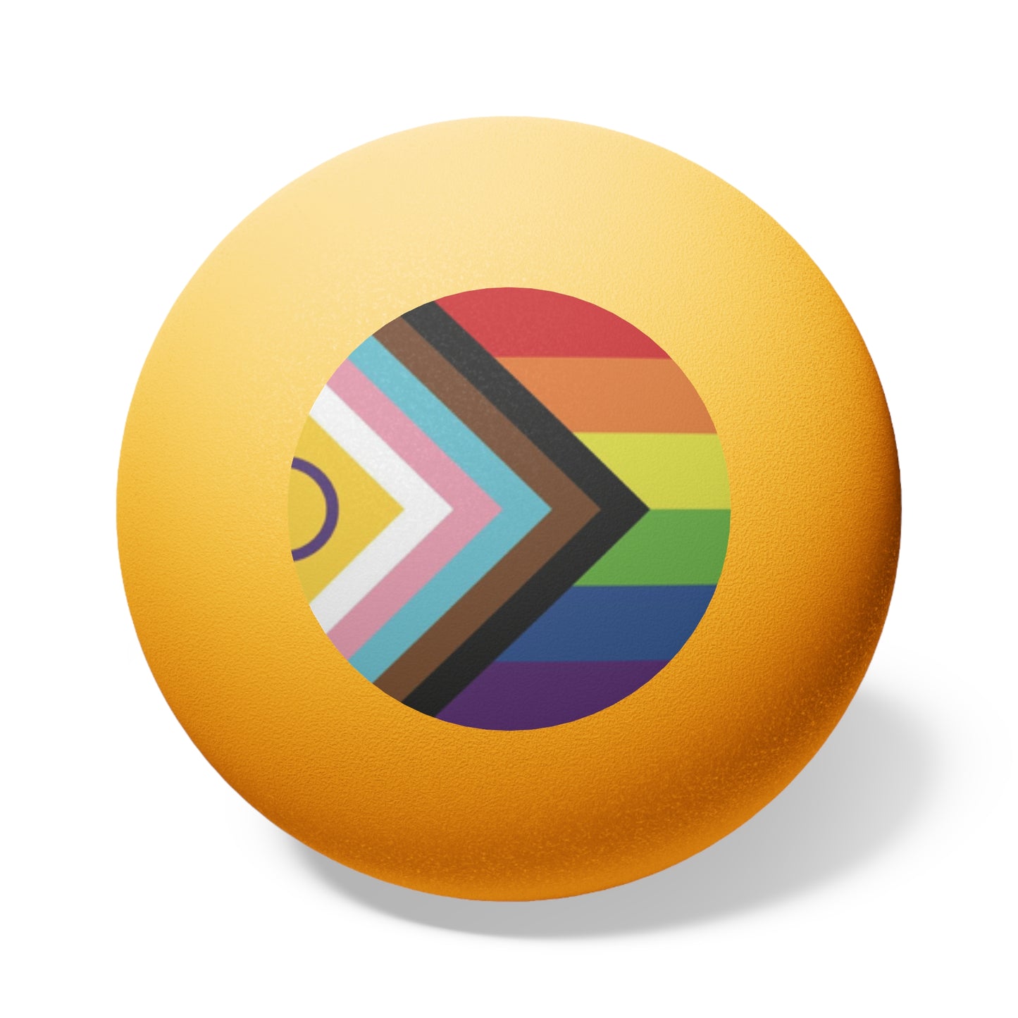 Inclusive Progress Pride Flag Ping Pong Balls - 6 pcs