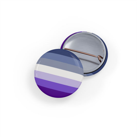 Butch Pride Flag (dorian-rutherford) Round Pins - Multiple Sizes