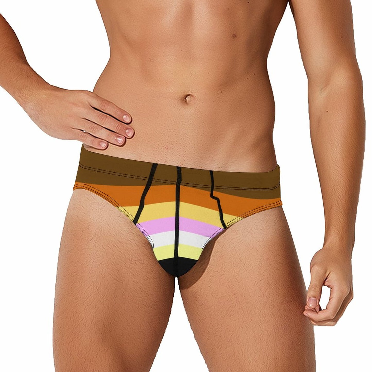Cub Pride Flag Briefs – Traditional Masculine Cut