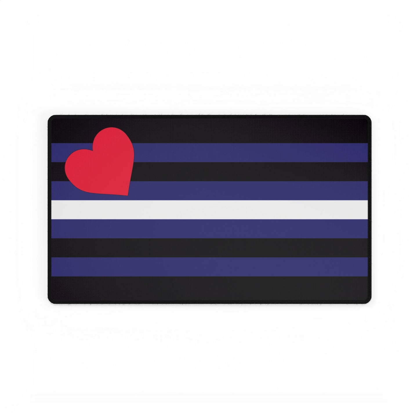 Leather Pride Flag Desk Mat