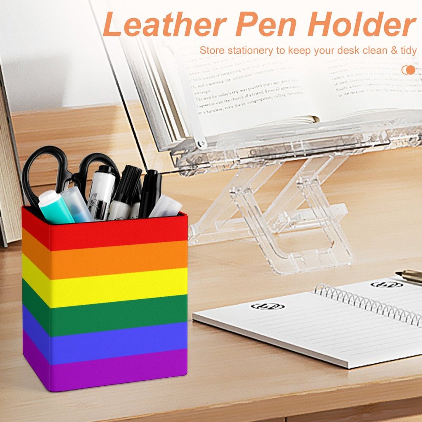 Rainbow Pride Flag Pen Holder