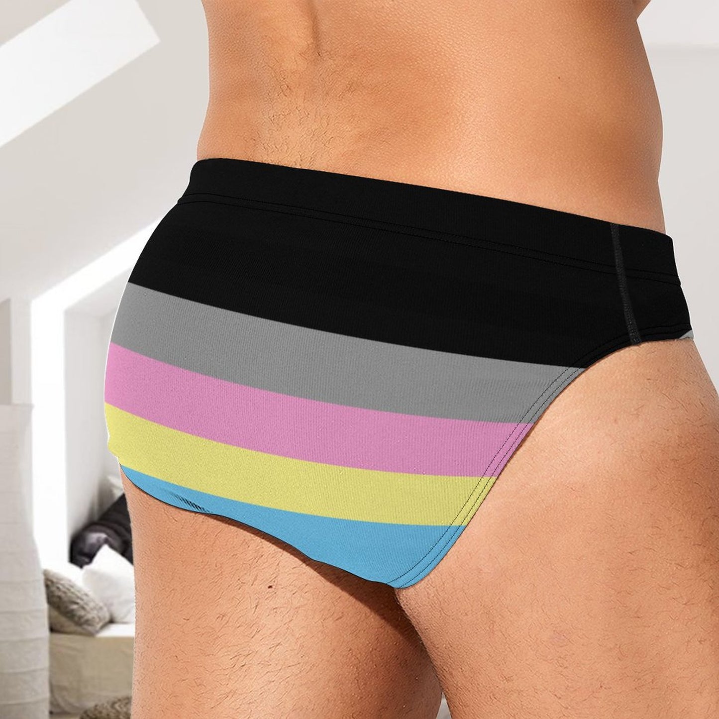 Polygender Pride Flag Briefs – Traditional Masculine Cut