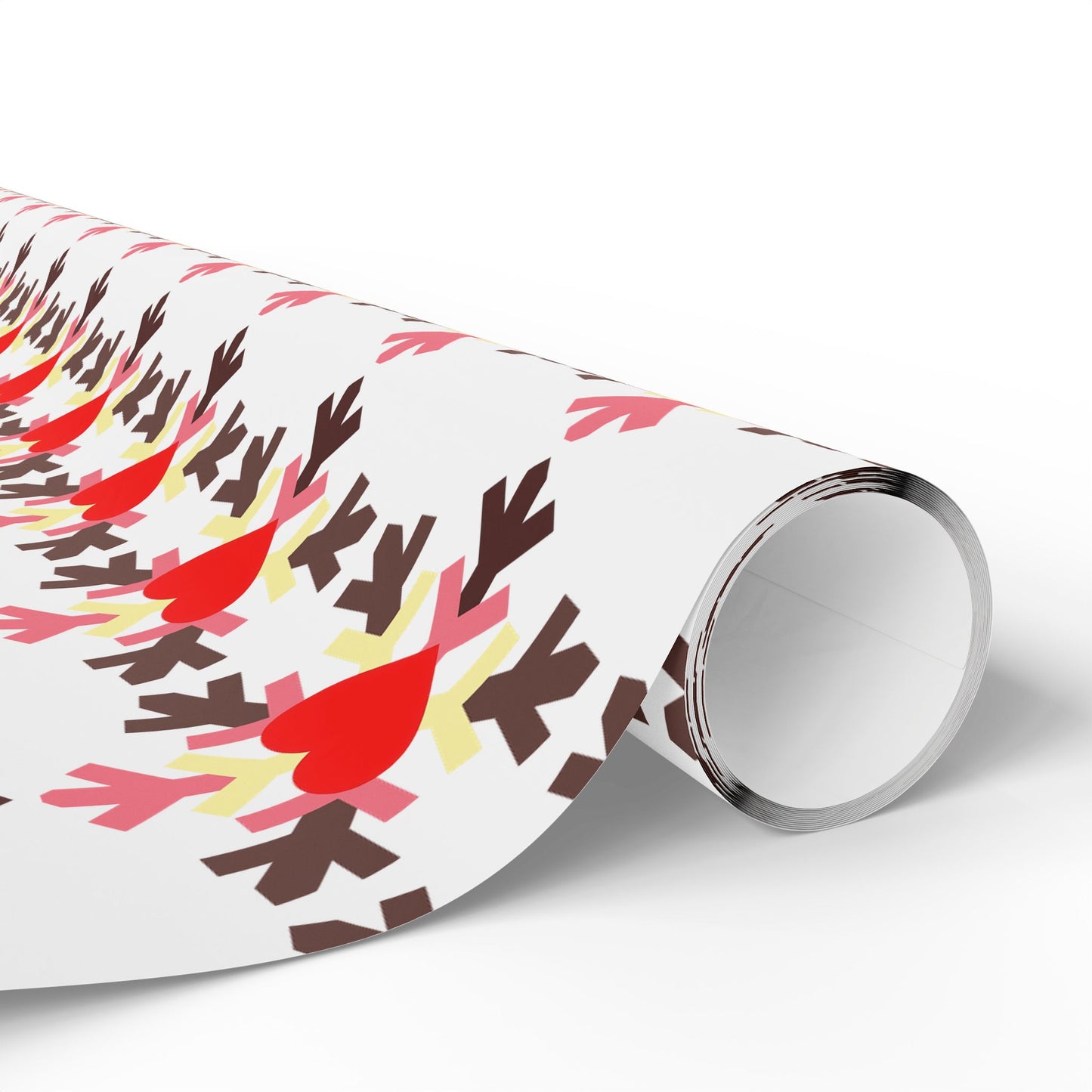 Fat Fetish Pride Flag Snowflake Wrapping Paper - Multiple Sizes/Finishes
