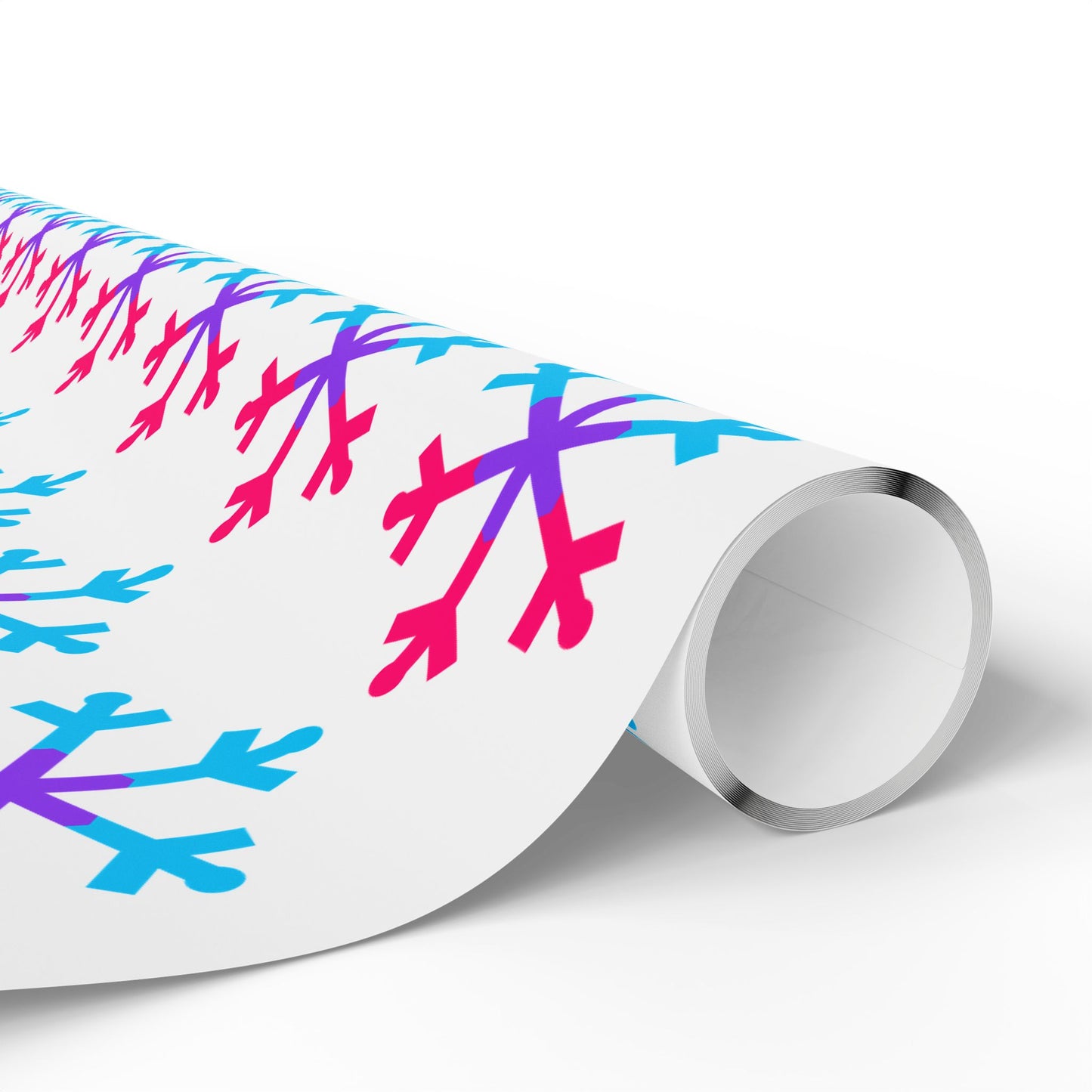 Androgyne Pride Flag Snowflake Wrapping Paper - Multiple Sizes/Finishes
