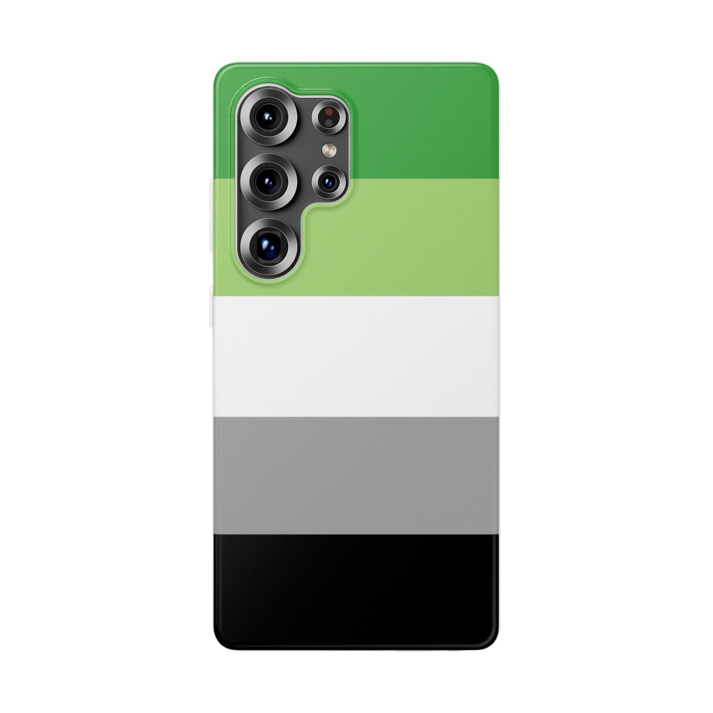Aromantic Pride Flag Samsung Flexi Case - Multiple Generations