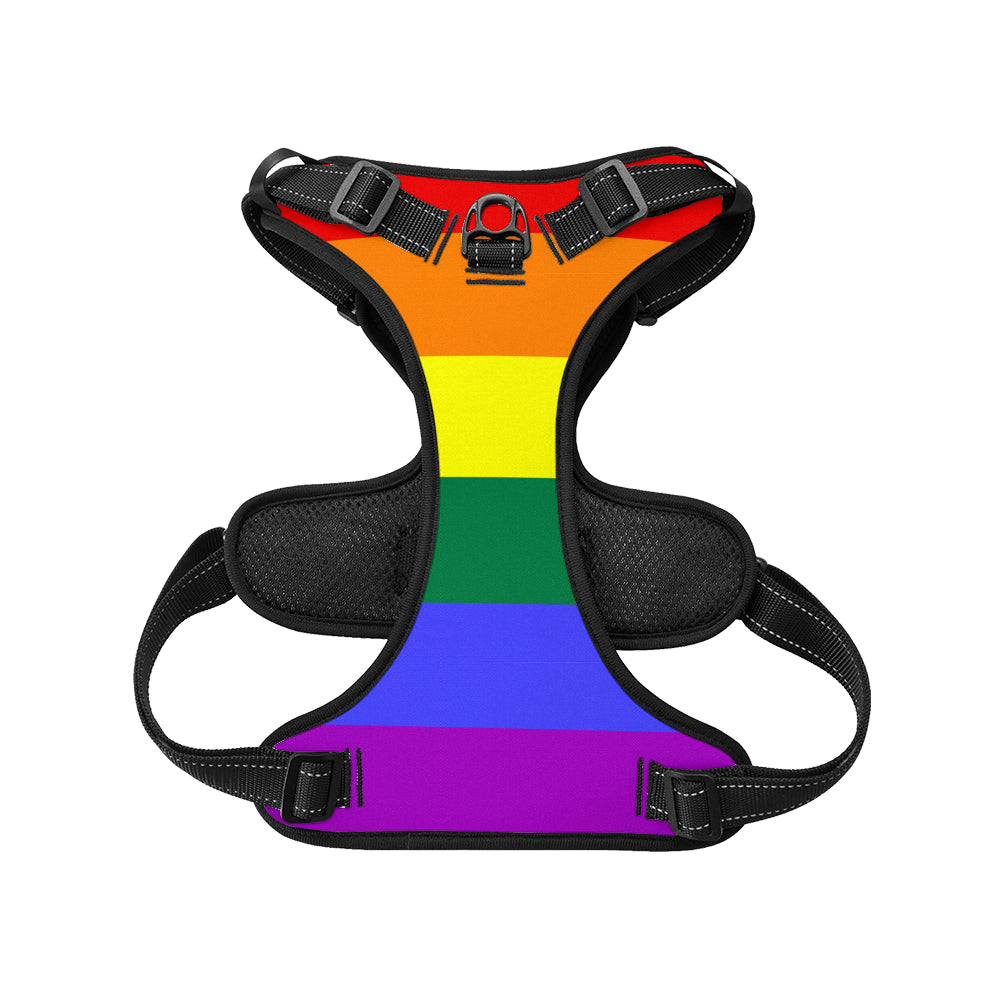Rainbow Pride Flag Dog Harness