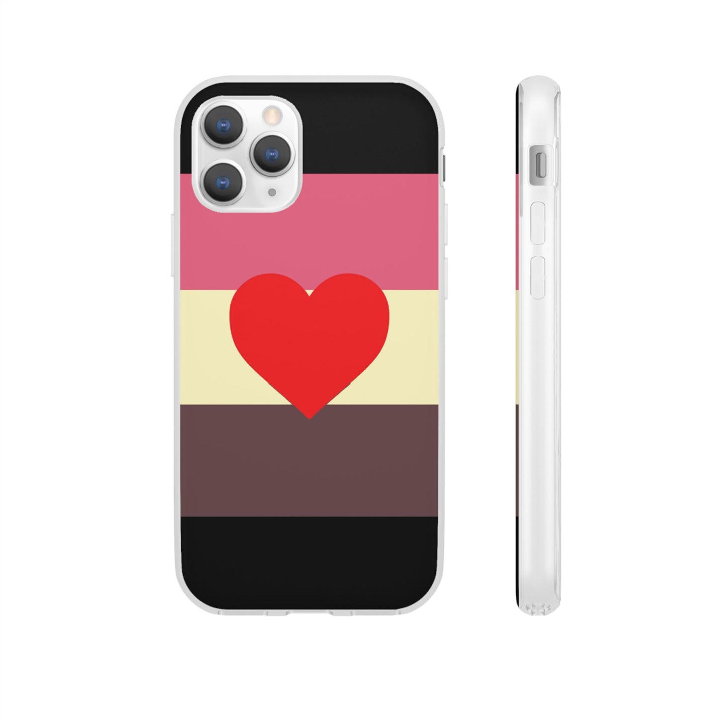 Fat Fetish Pride Flag iPhone Flexi Case - Multiple Generations