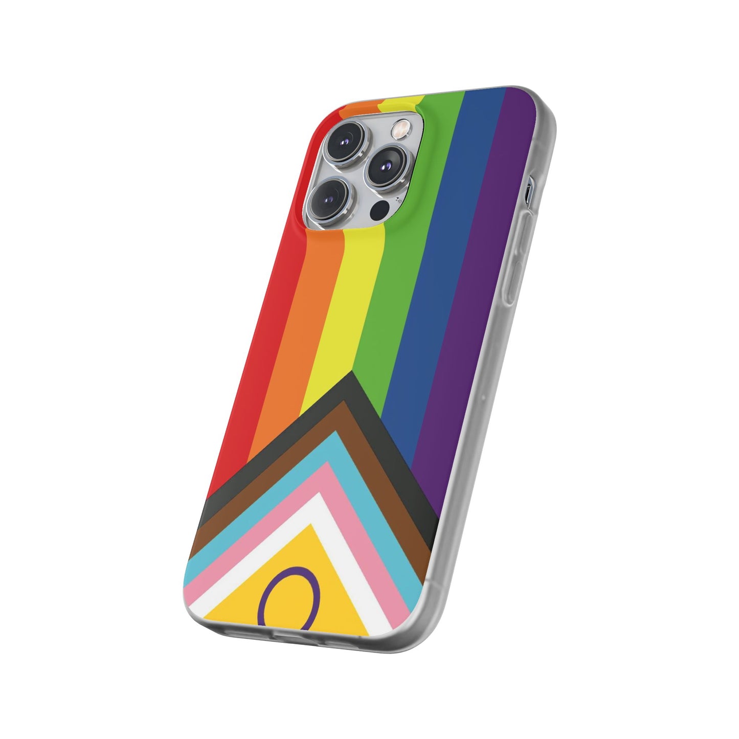 Inclusive Progress Pride Flag iPhone Flexi Case - Multiple Generations