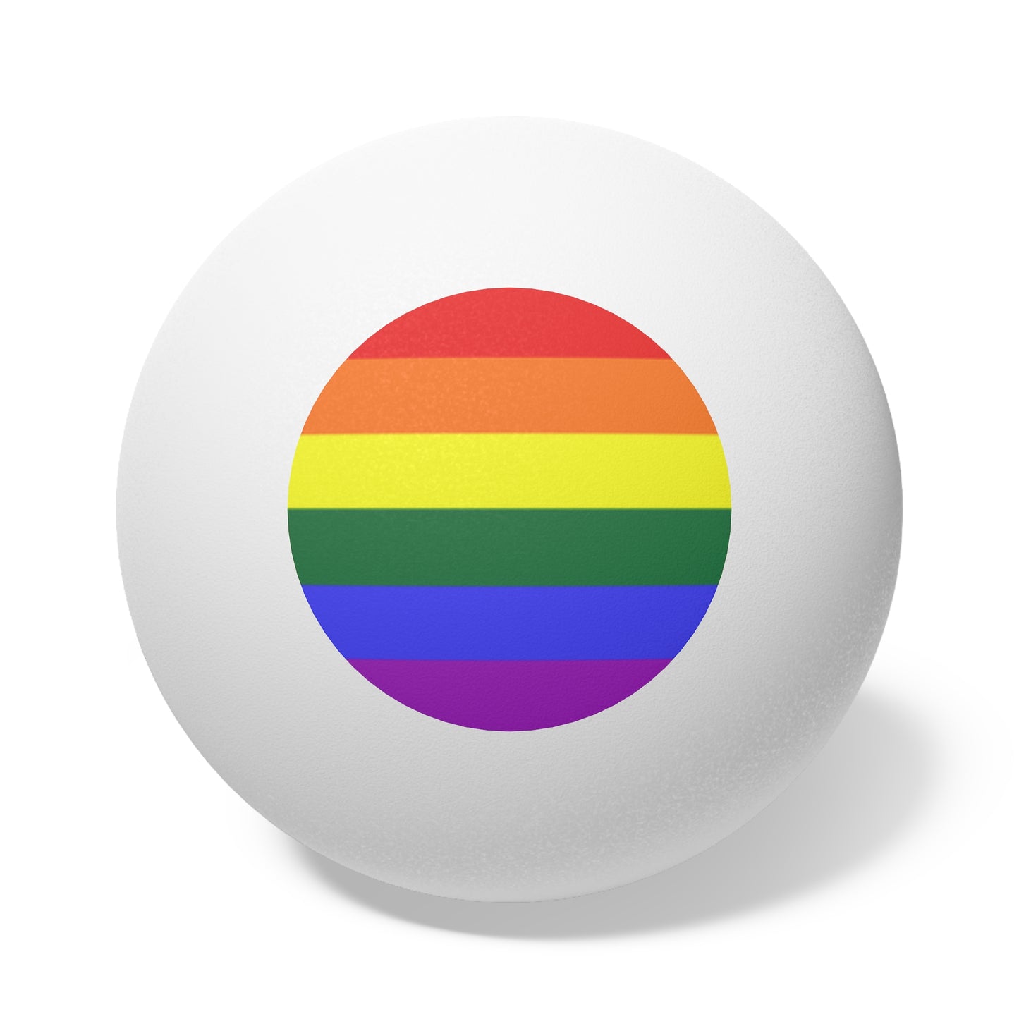 Rainbow Pride Ping Pong Balls - Set of 6