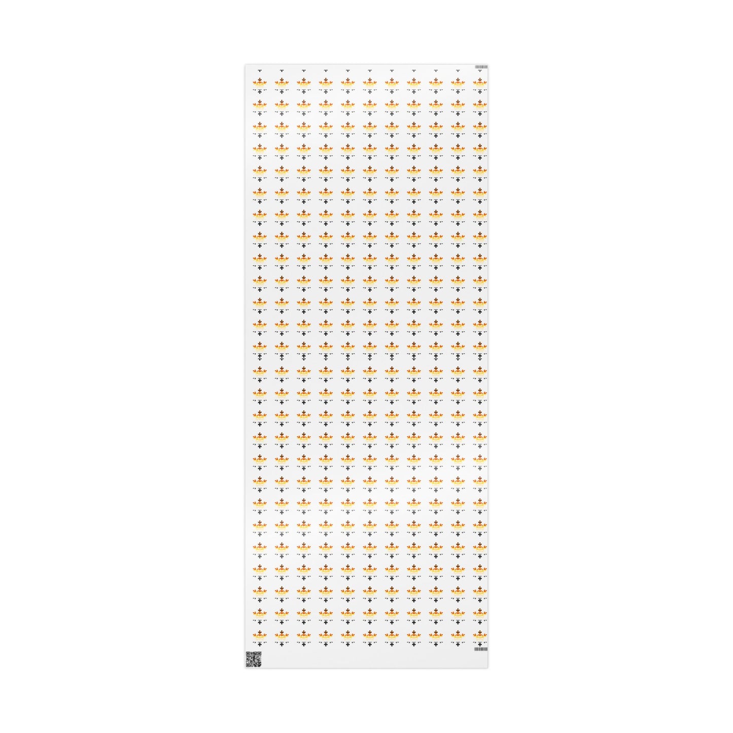 Bear Pride Flag Snowflake Wrapping Paper - Multiple Sizes/Finishes
