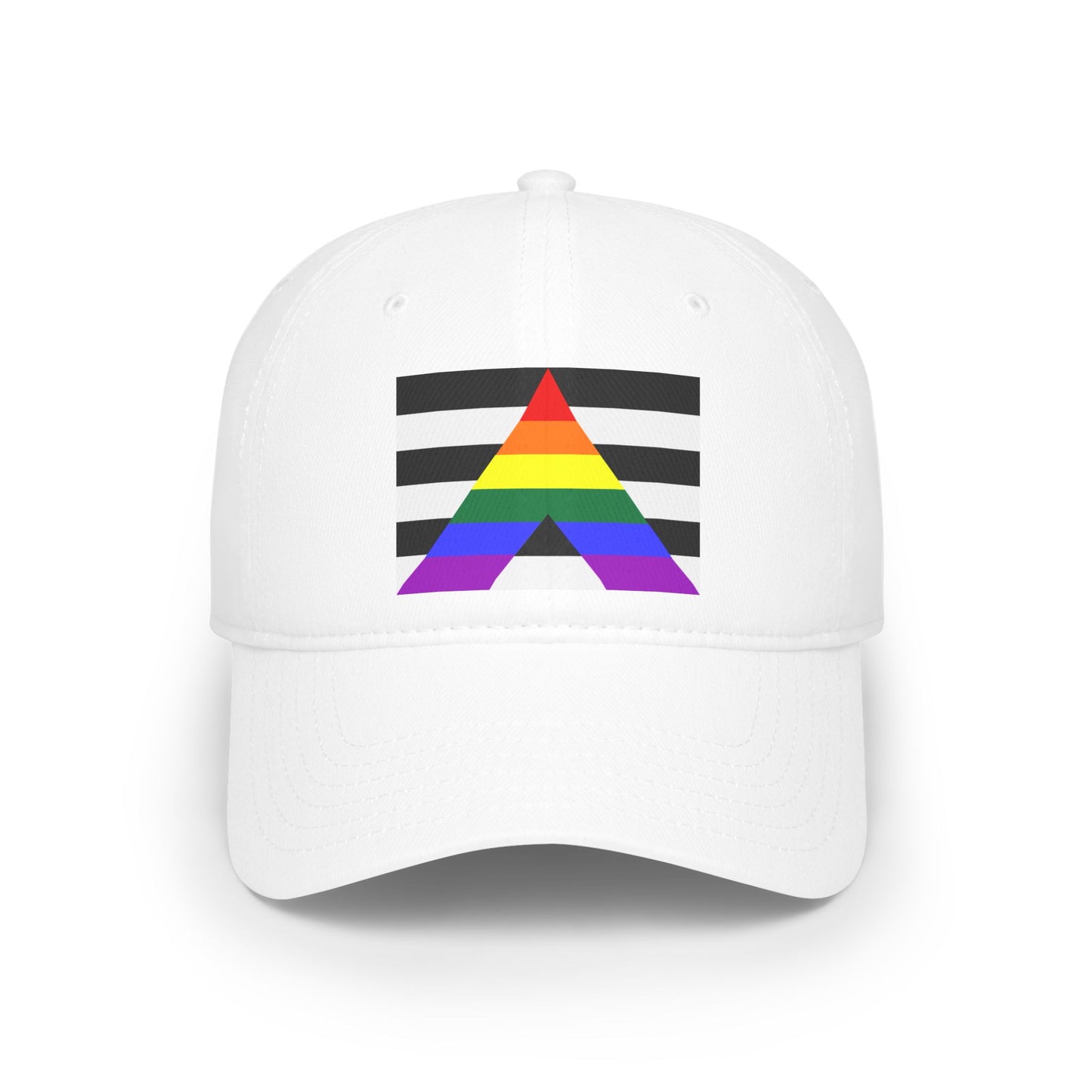 Straight Ally Pride Flag Low Profile Baseball Cap