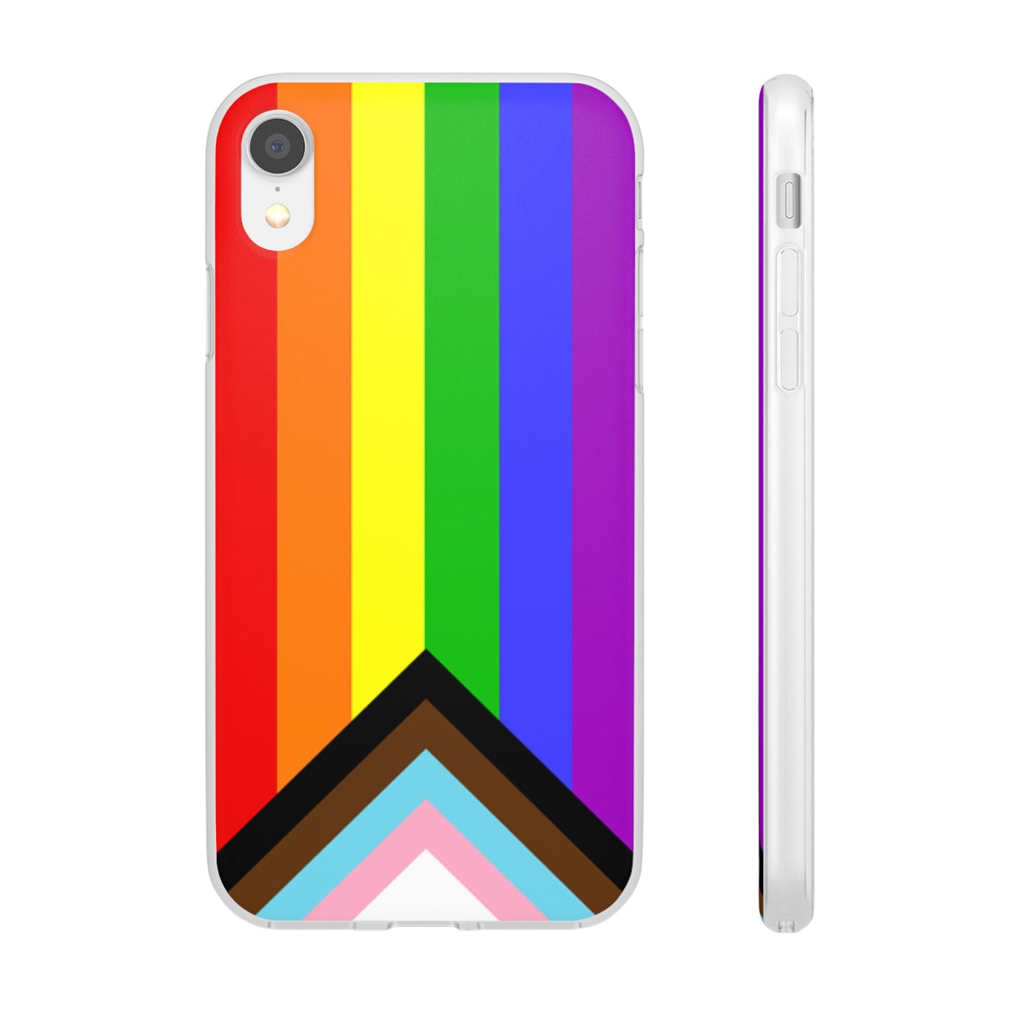 Progress Pride Flag iPhone Flexi Case - Multiple Generations
