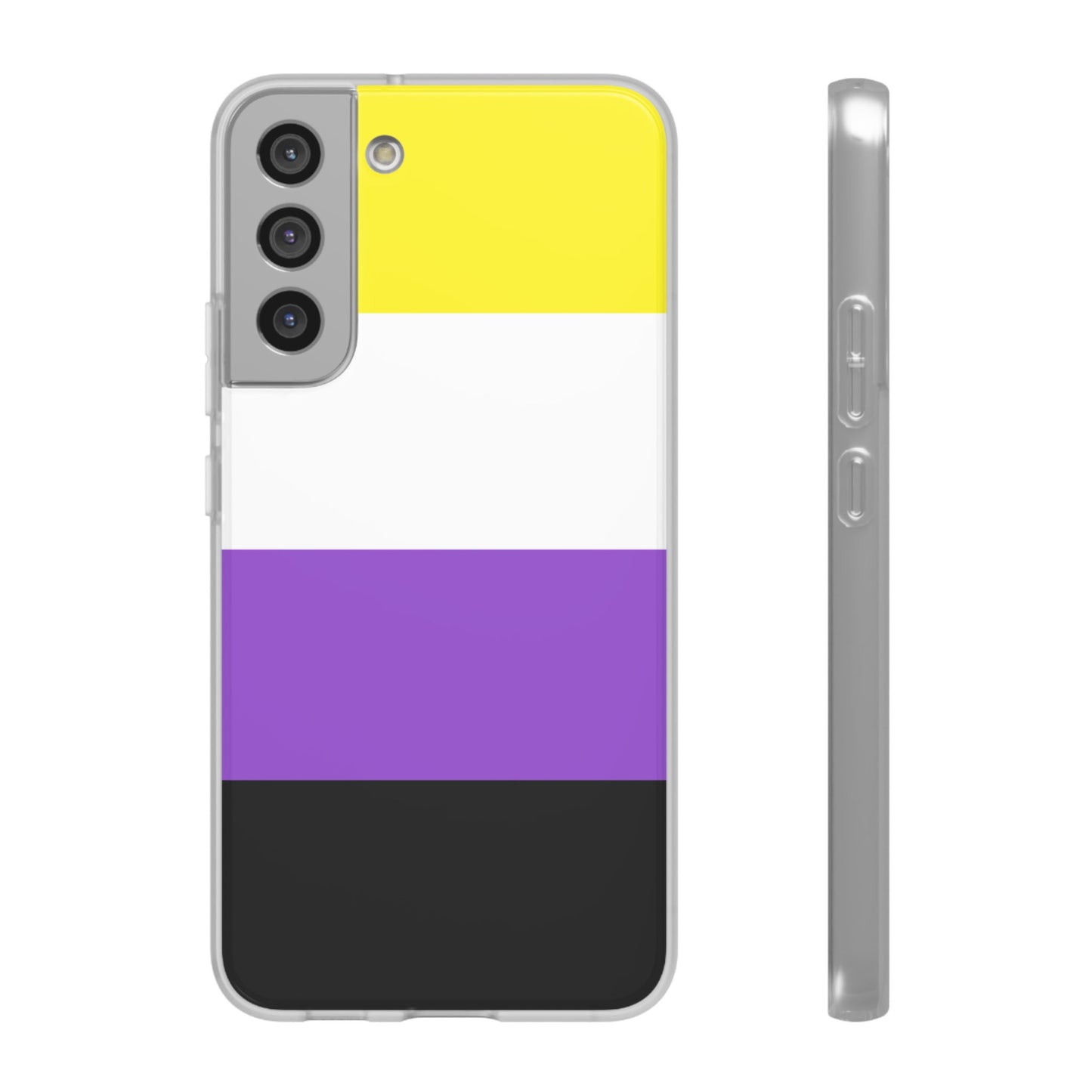Non-Binary Pride Flag Samsung Flexi Case - Multiple Generations