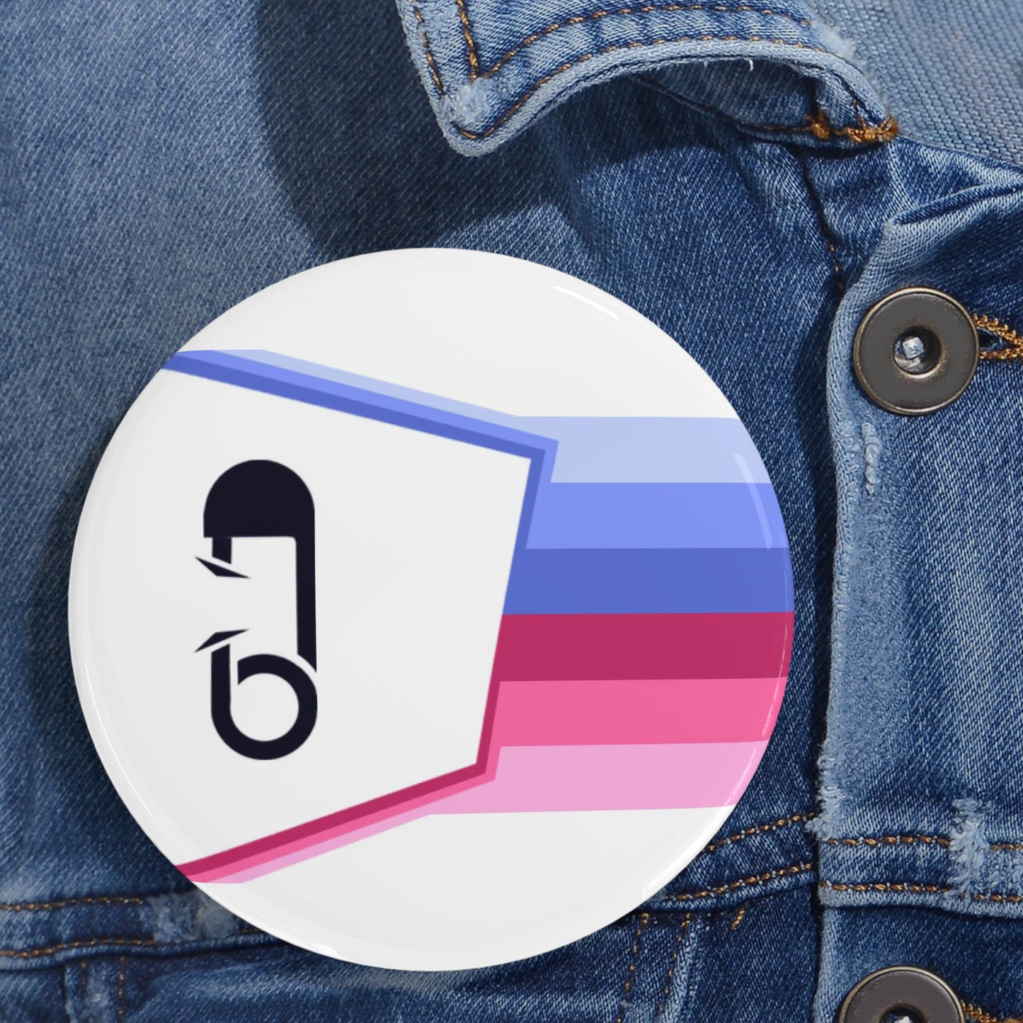 ABDL Fetish Flag Round Pin