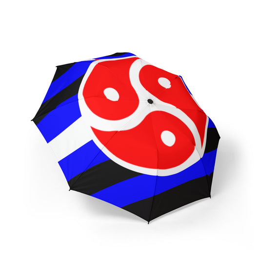 BDSM Fetish Pride Flag Semi-Automatic Foldable Umbrella
