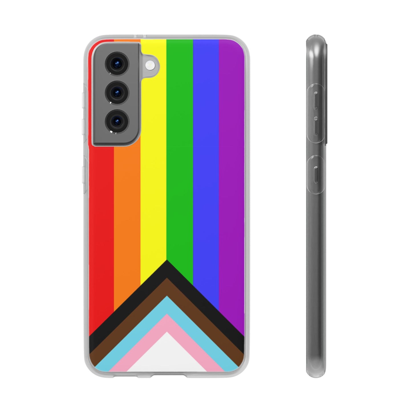 Progress Pride Flag Samsung Flexi Case - Multiple Generations