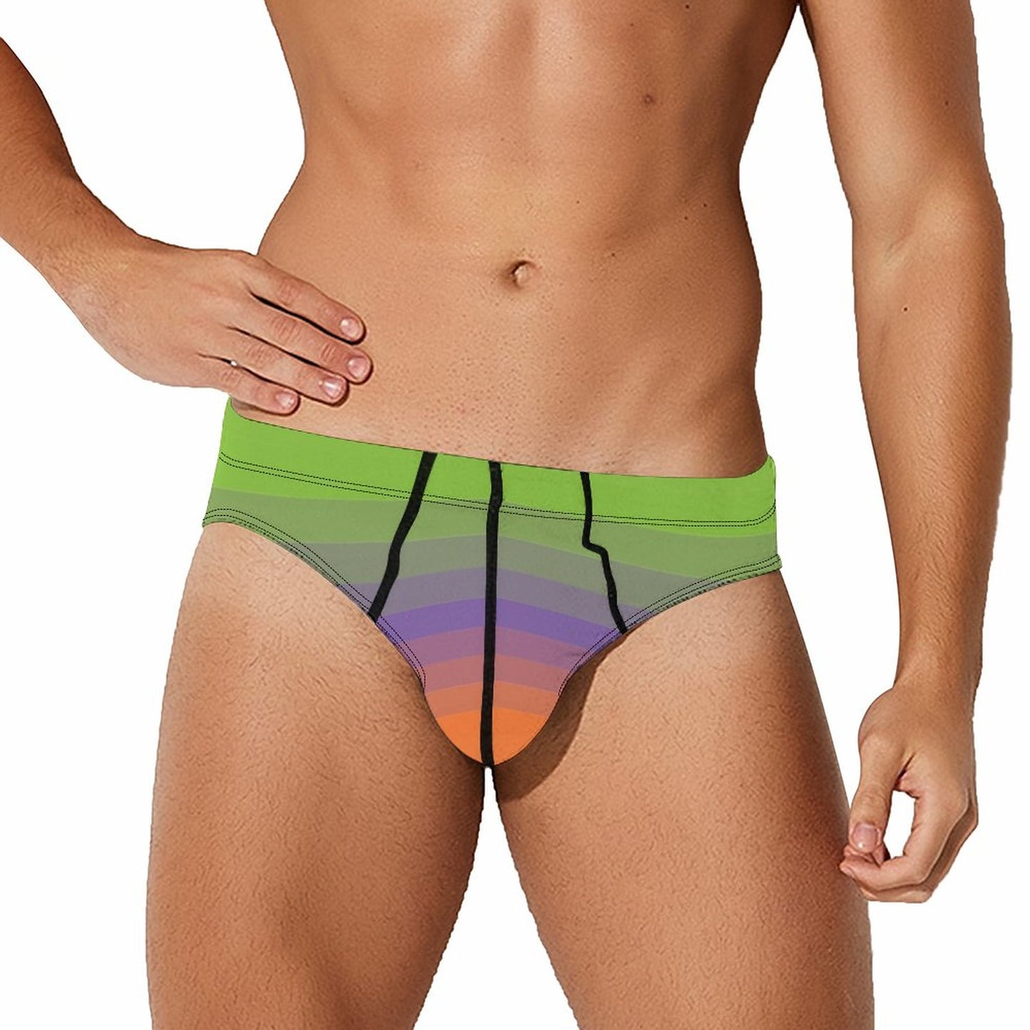 Aliagender Pride Flag Briefs – Traditional Masculine