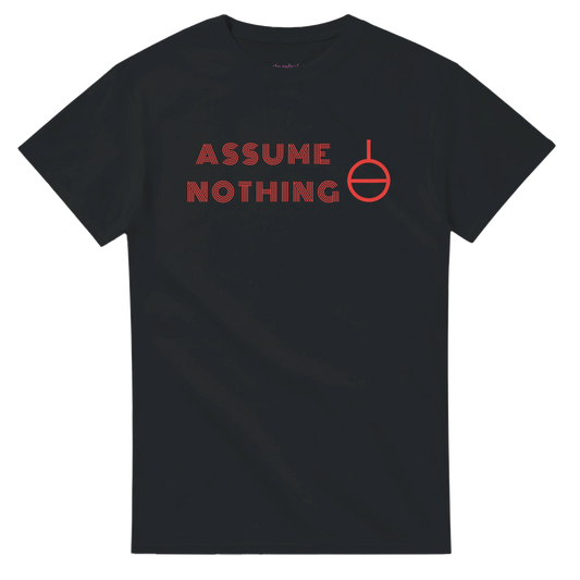 Agender Symbol Heavyweight Unisex Crewneck T-shirt | Gildan® 5000 Black