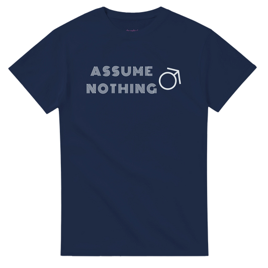 Assume Nothing - Butch Symbol Navy