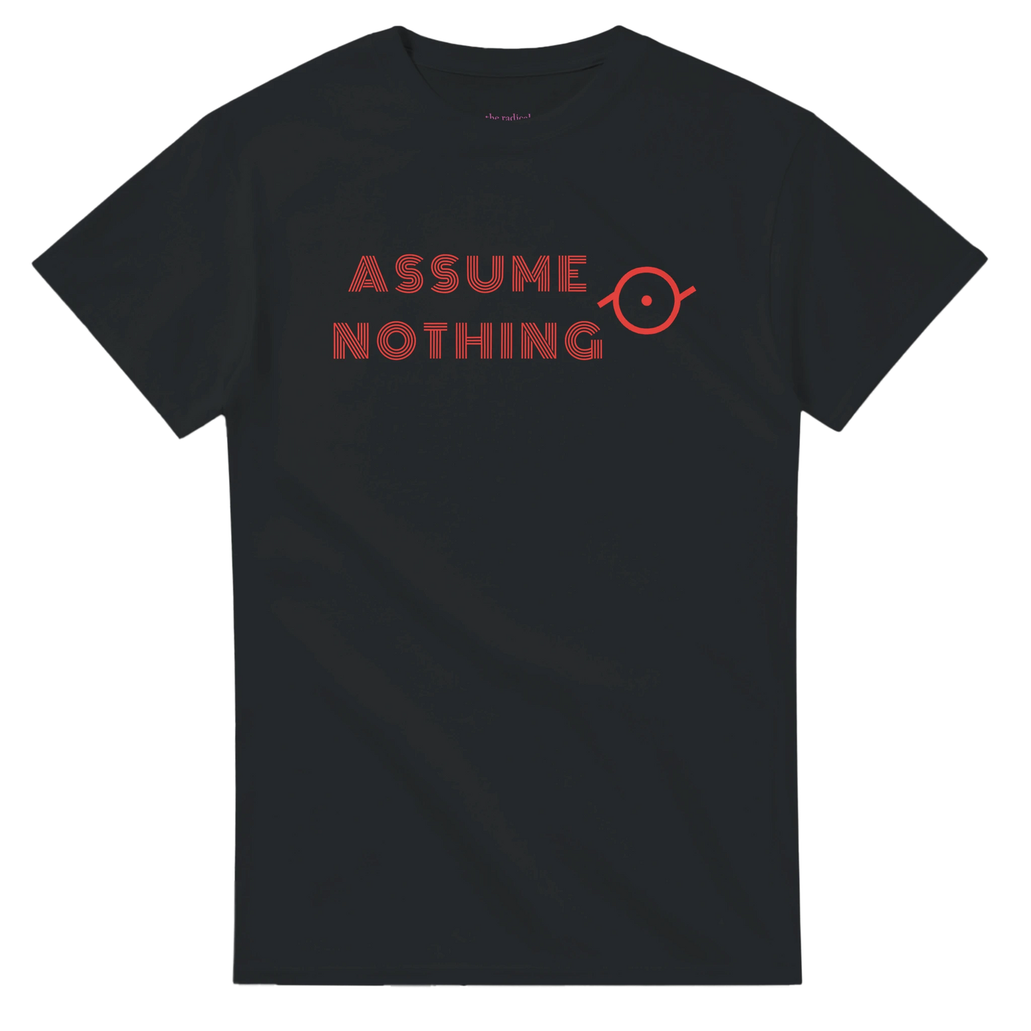 Assume Nothing - Epicene Symbol T Shirt Black