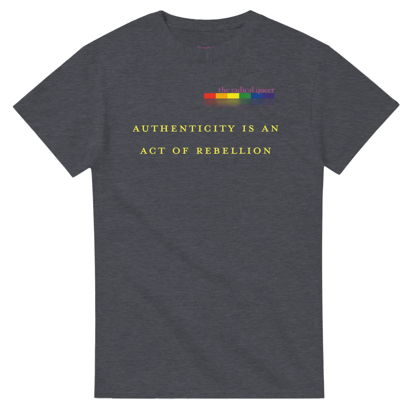 Authenticity Tee Shirt Dark Heather