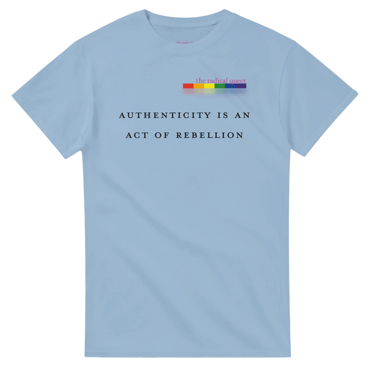 Authenticity Tee Shirt Light Blue