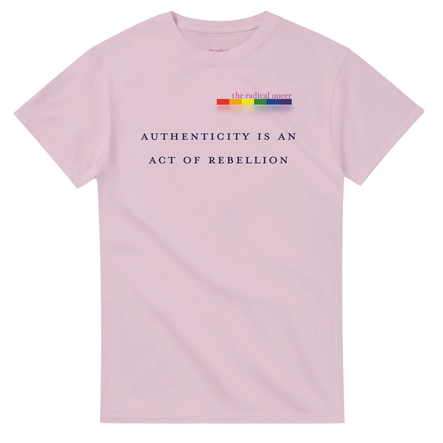 Authenticity Tee Shirt Light Pink