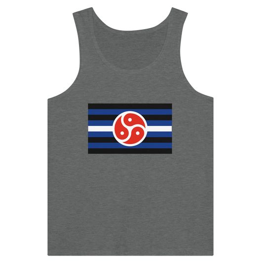 BDSM Fetish Tank Top Gray