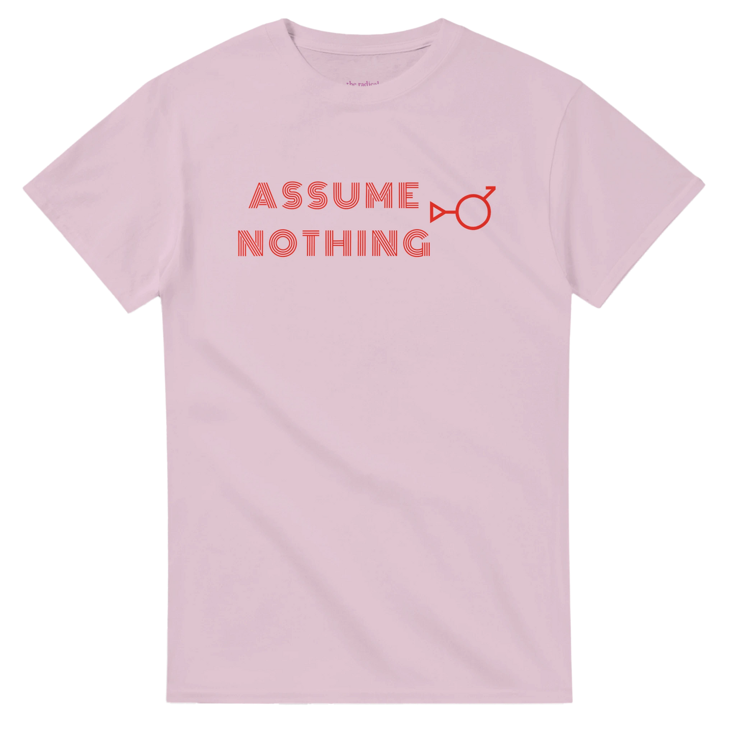Bigender: Third Gender and Demiboy Symbol Heavyweight Unisex Crewneck T-shirt Light Pink