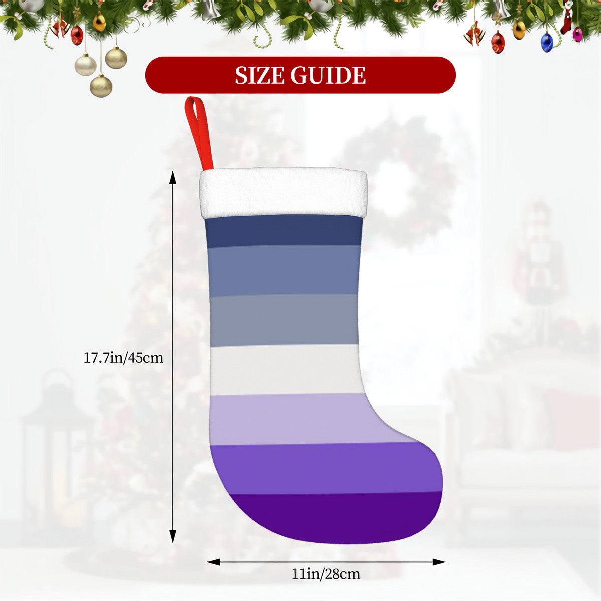 Butch Pride Flag (dorian-rutherford) Holiday Stocking 11" x 17.7"