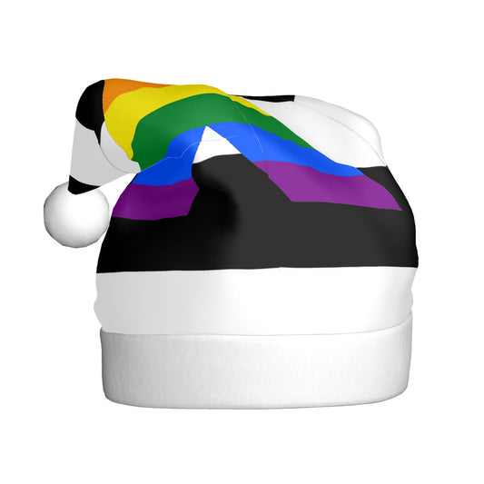 Straight Ally Pride Flag Adult Plush Holiday Hat