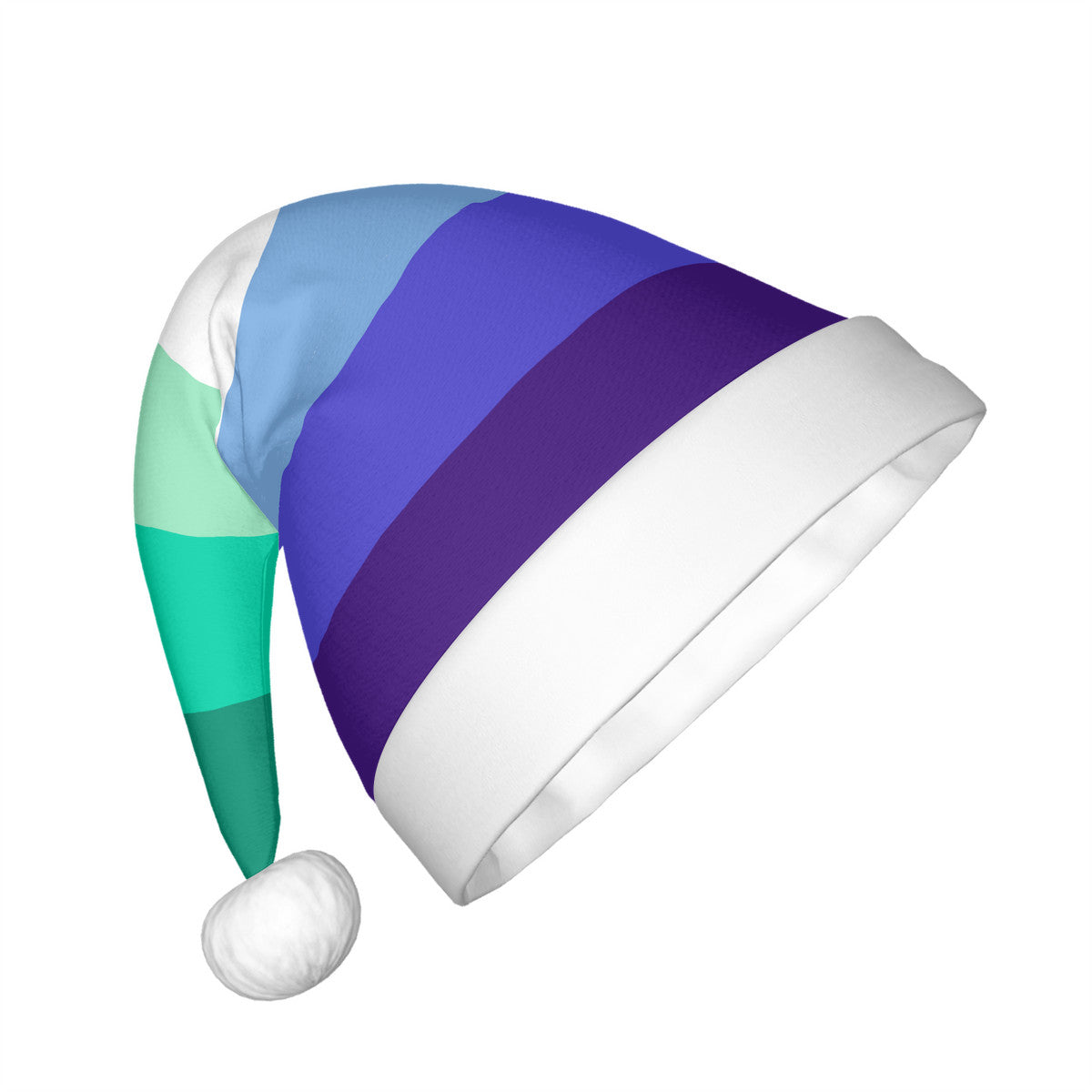 MLM Pride Flag Adult Plush Holiday Hat