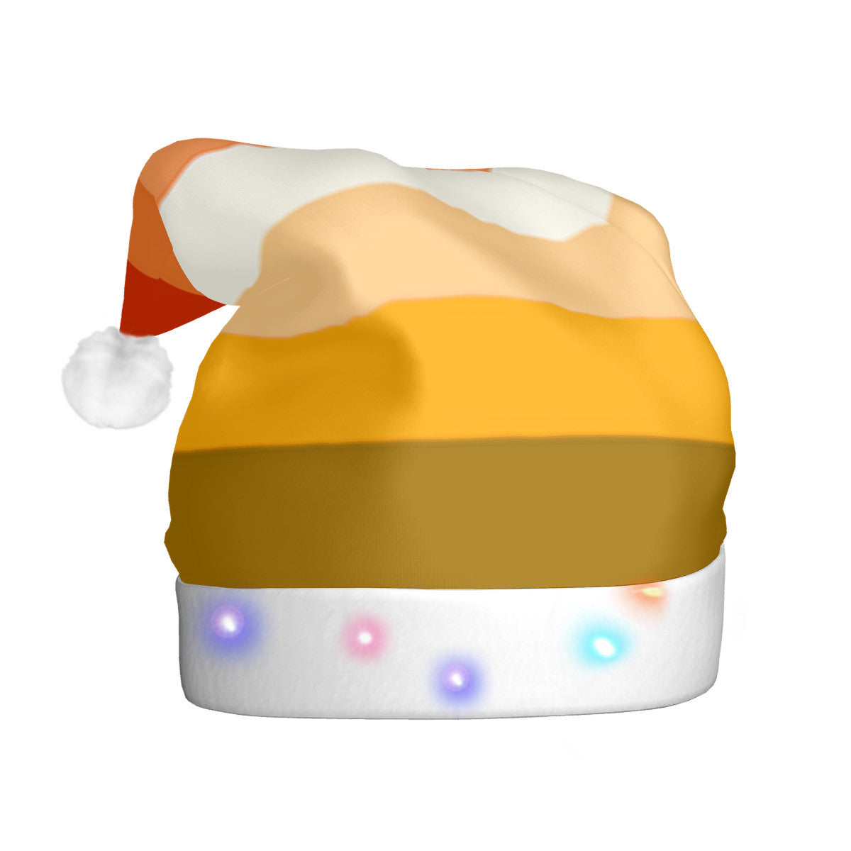 Butch Pride Flag (Mod Q) Adult Glowing Plush Holiday Hat