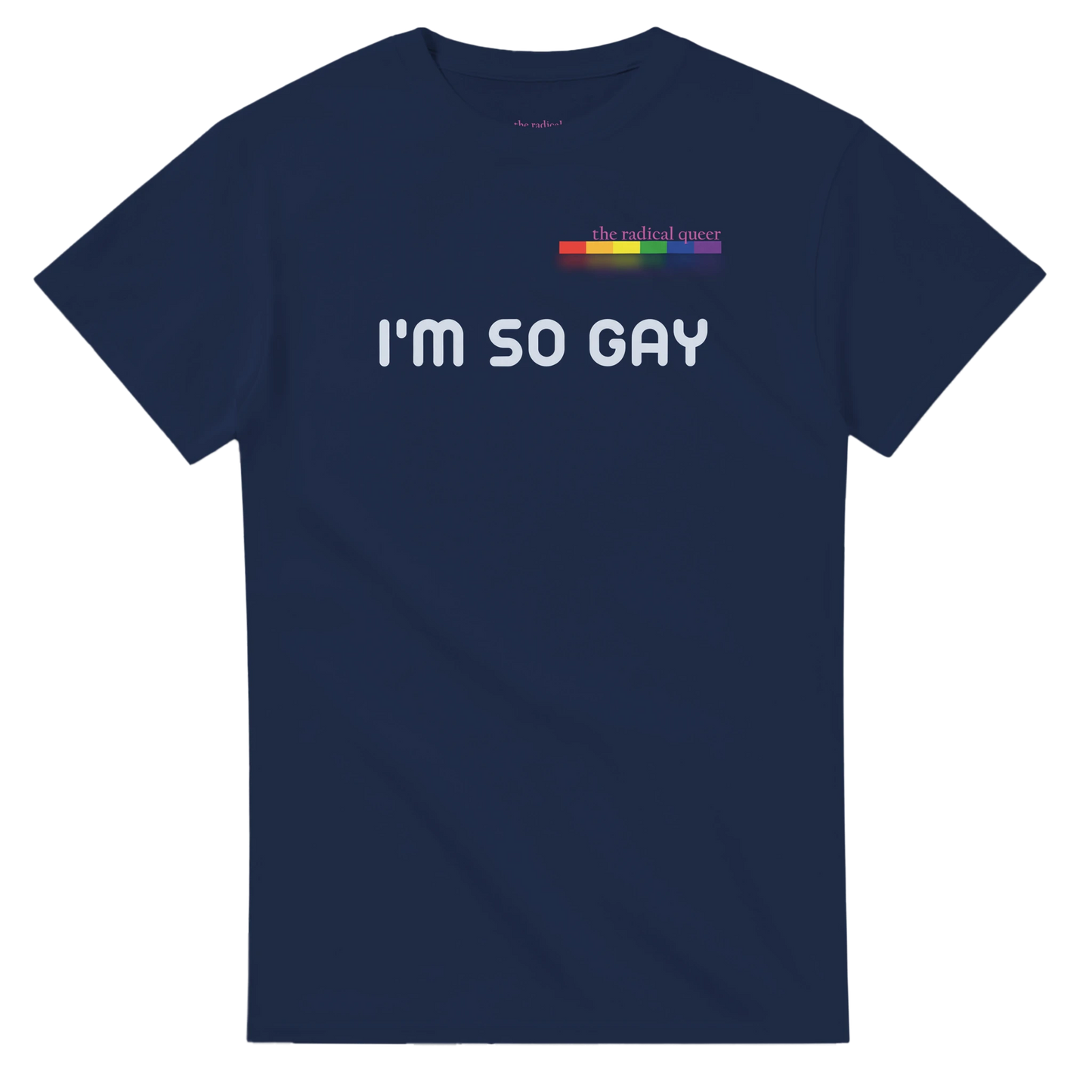 I'm So Gay Tee Shirt Navy