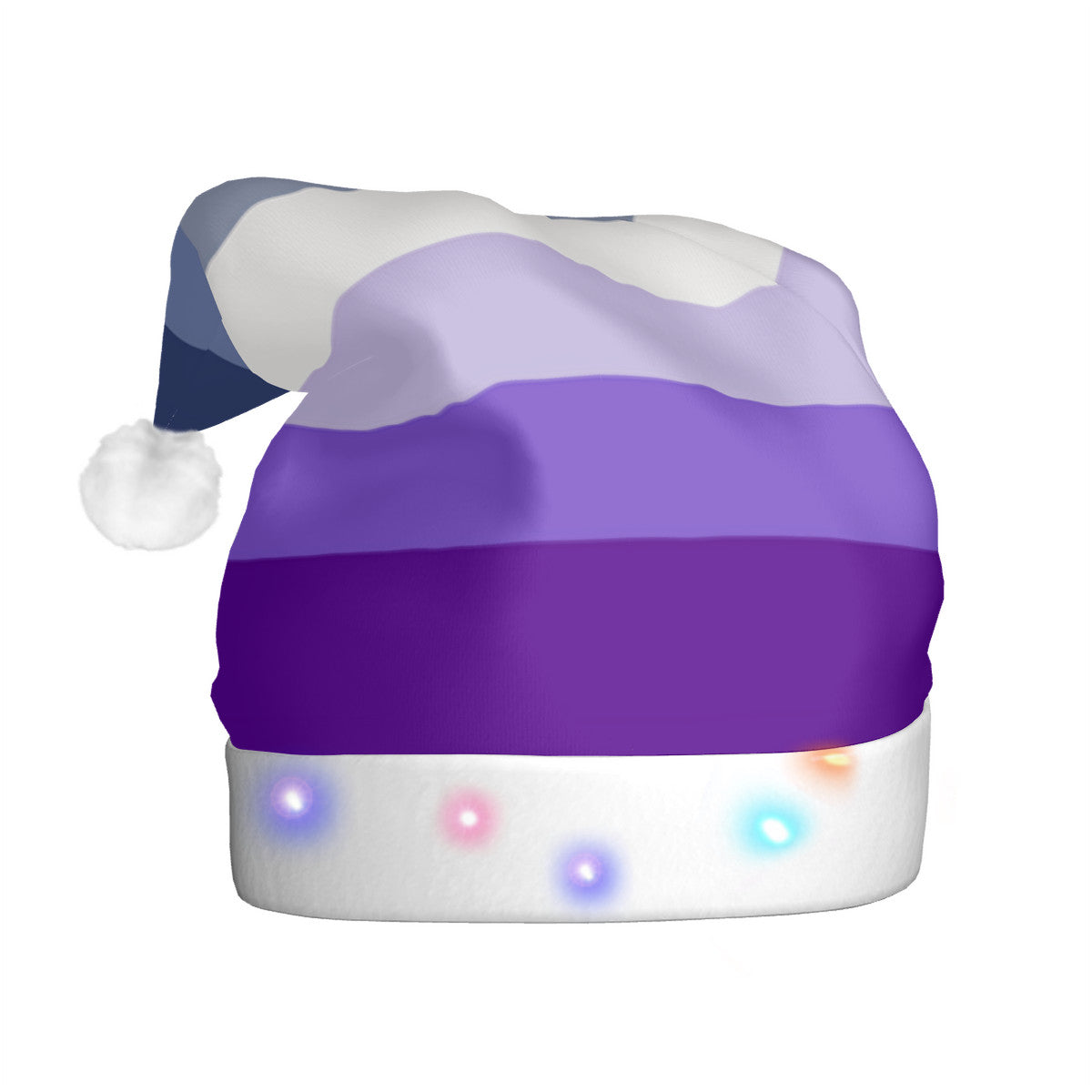 Butch Pride Flag (dorian-rutherford) Adult Glowing Plush Holiday Hat