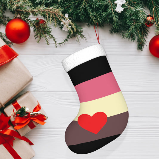 Fat Fetish Pride Flag Holiday Stocking 11" x 17.7"
