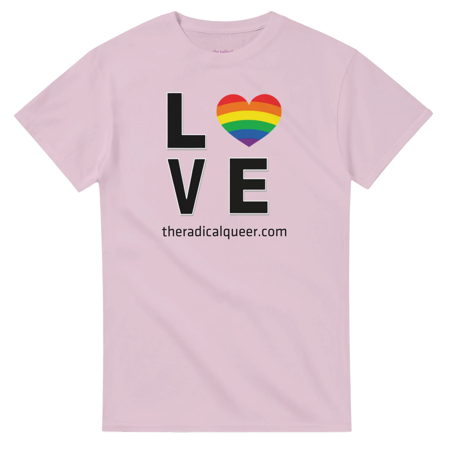 Love Tee Shirt Light Pink