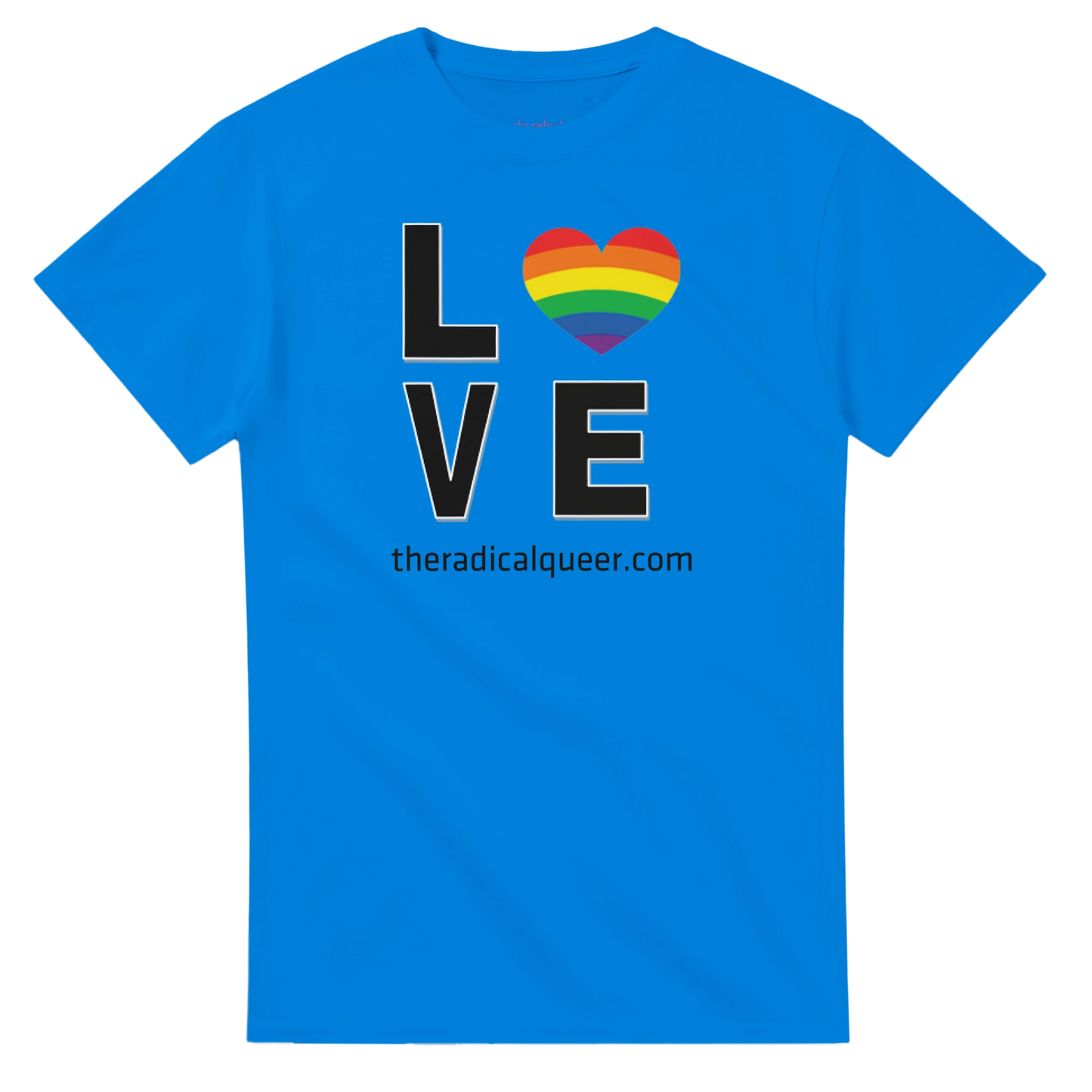 Love Tee Shirt Royal Blue