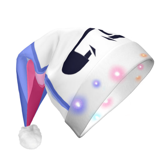ABDL Pride Flag Adult Glowing Plush Holiday Hat